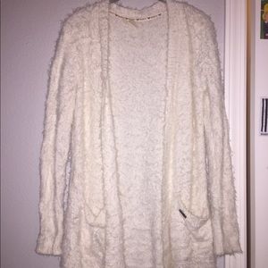 FUZZY FAUX FUR SWEATER