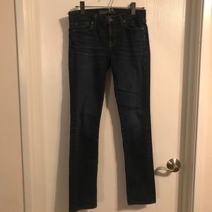 J Brand pencil leg dark wash denim