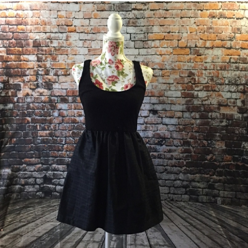 Dolan Black & Gray Knit Dress