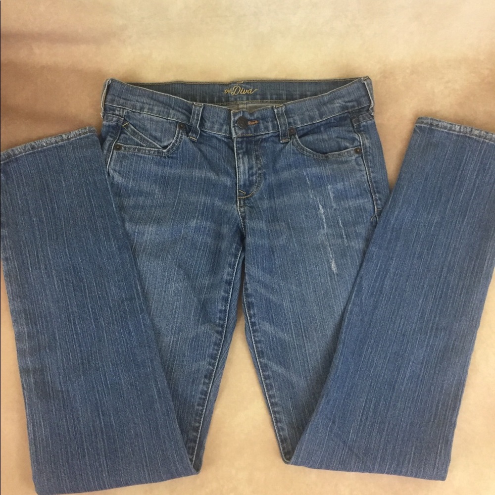 Old Navy The Diva Distressed Denim Jeans 27
