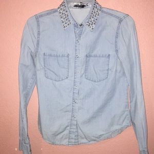 Light Blue button down shirt