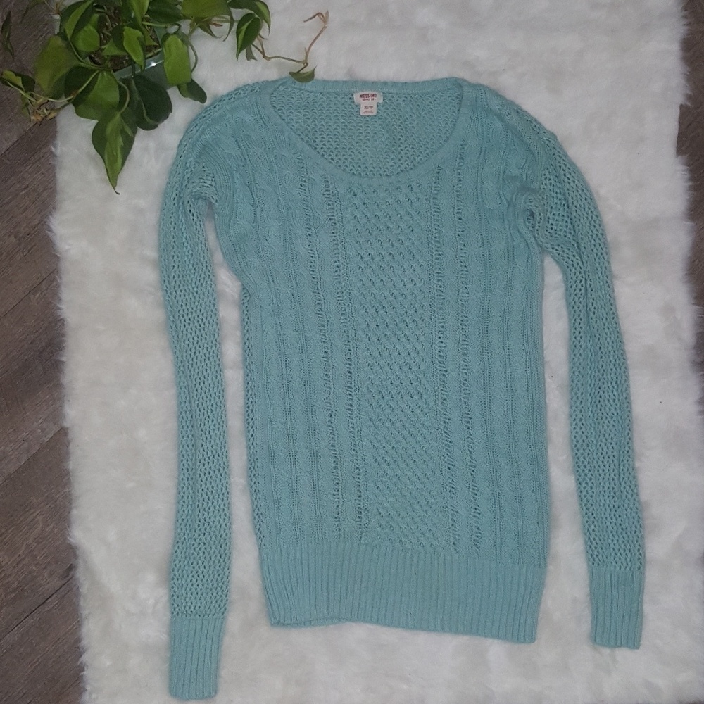 MOSSIMO light blue sweater