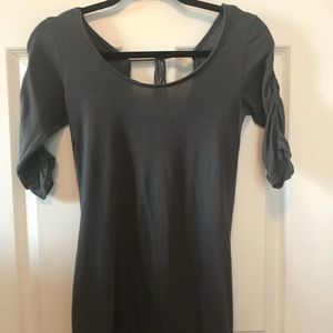 Gray American Eagle Top Size S