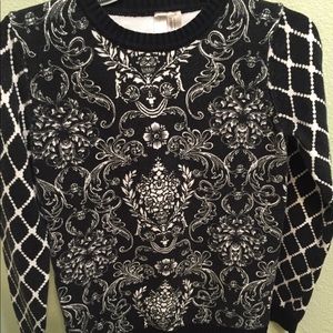 Fancy Patterned Sweater Forever 21 Exclusive