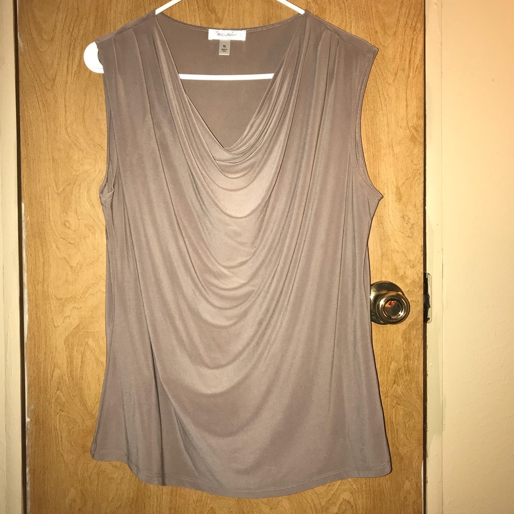 Dress shirt tank blouse