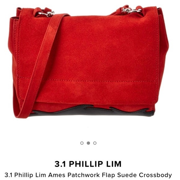 3.1 Phillip Lim Ames Patchwork Flap Suede Crossbdy - Picture 7 of 8