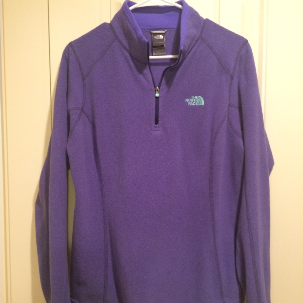 The North Face 1/4 zip fleece pullover Large