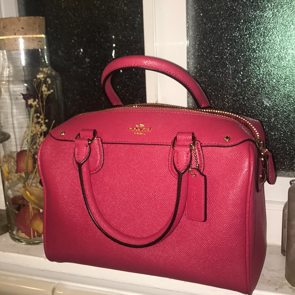 NEW Leather Mini Coach Bag