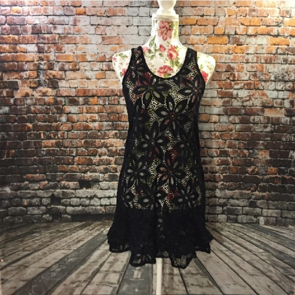 J Valdi Floral Swimsuit Cover Dress