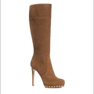 Michael Kors brown high heel boots
