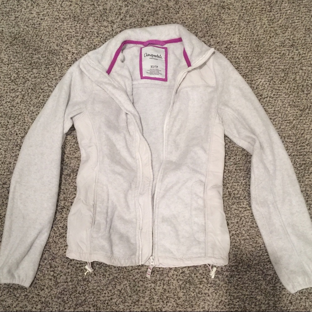 Aeropostale XS fleece zip up sweatshirt