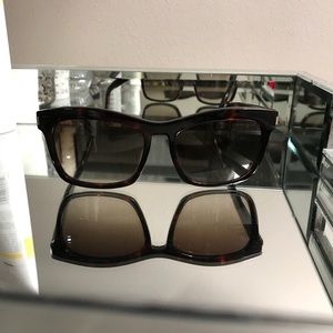 Saint Laurent Dark Havana Sunglasses with case