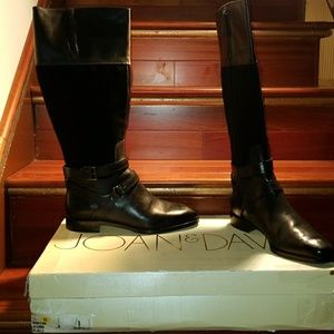Joan & David Leather Riding Boots