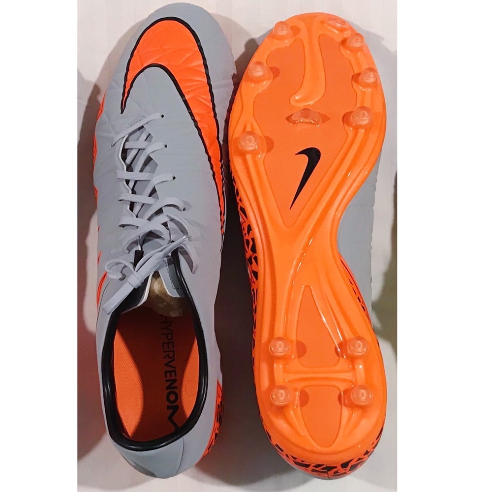 Orange and Grey Nike Phinish II soccer Brand New