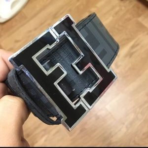 black fendi belt