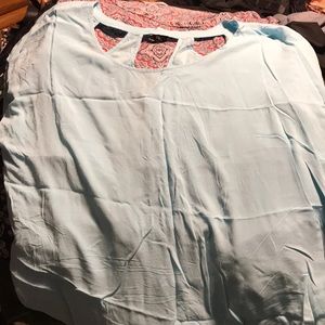 Light Blue Torrid Top