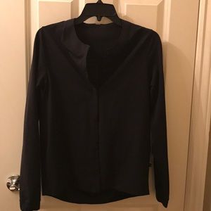 Lululemon black button up cardigan jacket