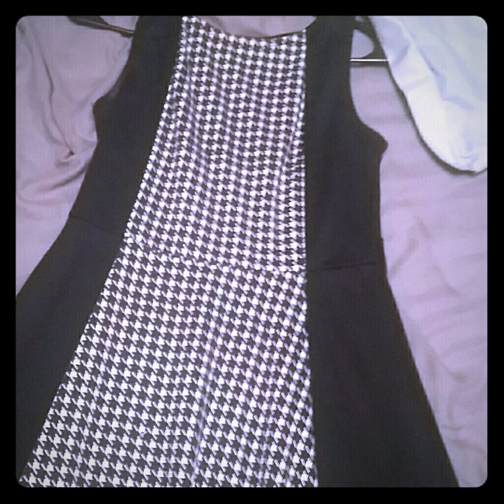 Black and white dress