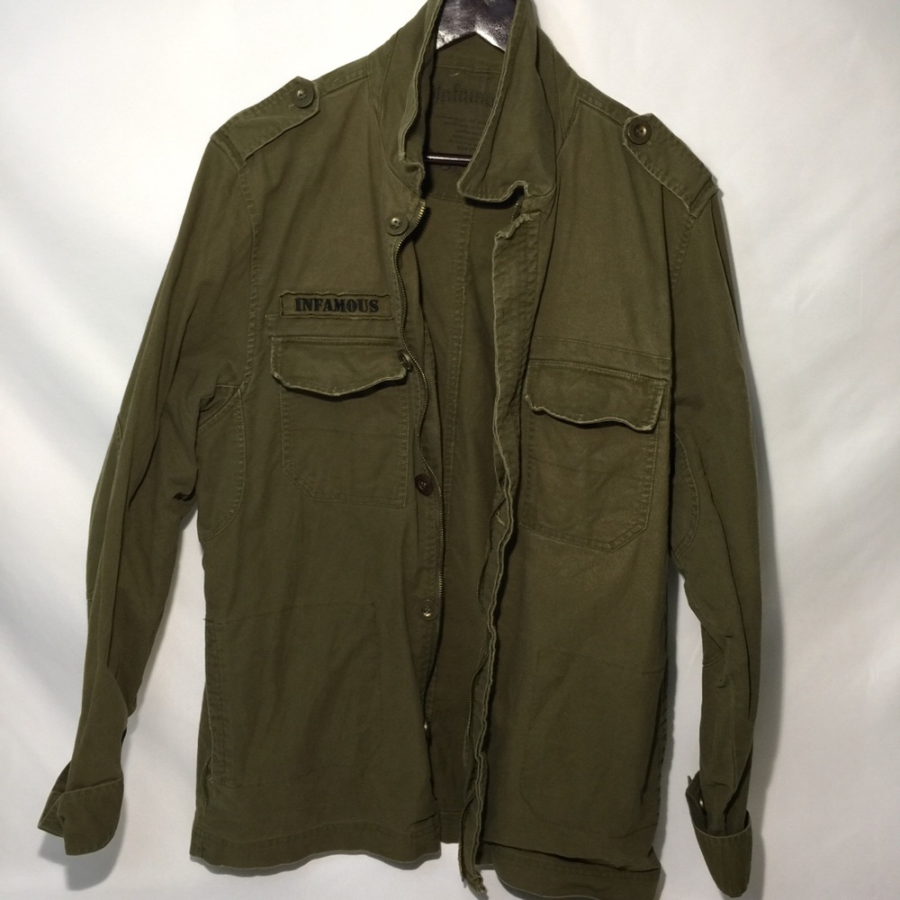 INFAMOUS Army Green Jacket