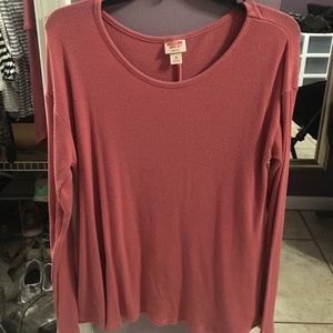 Mossimo oversized pink sweater shirt// Size M
