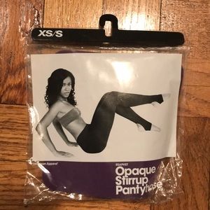 American Apparel Opaque Stirrup Pantyhose