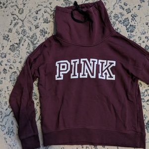Pink cowlneck sweatshirt