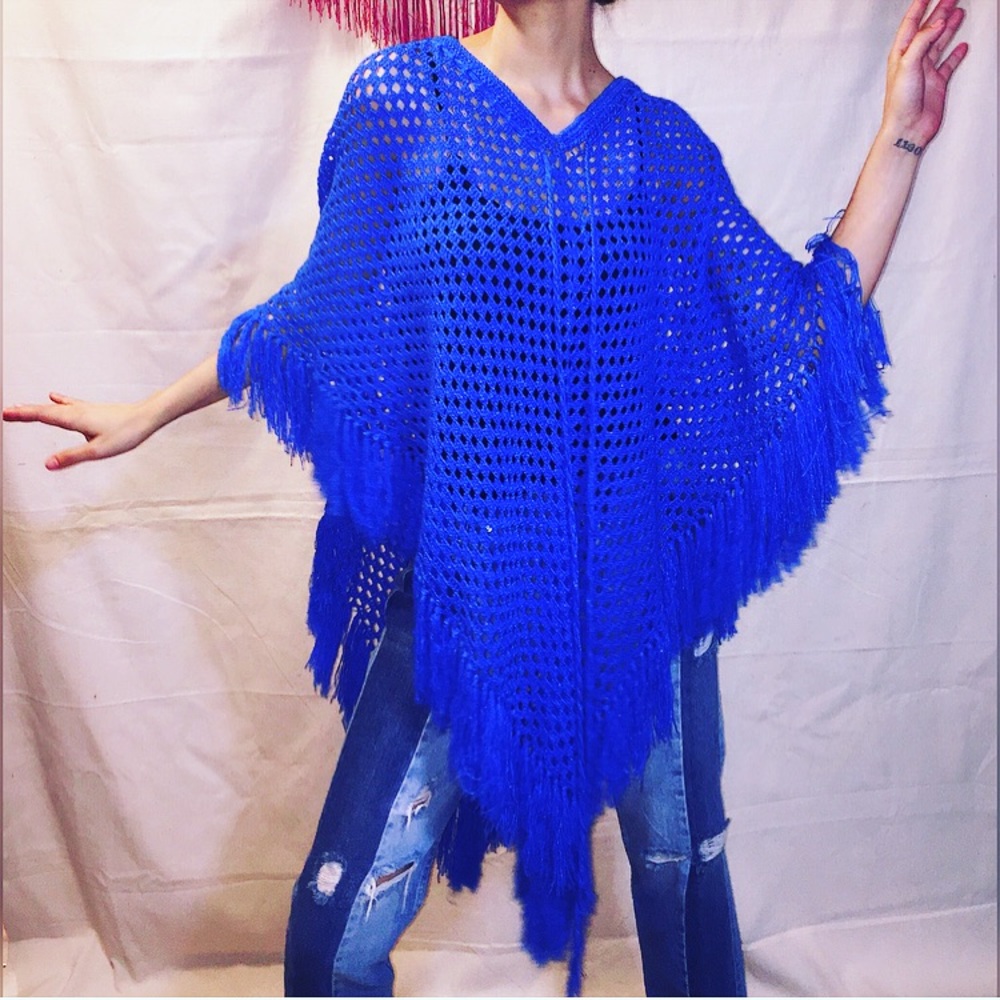 Vintage Crochet poncho