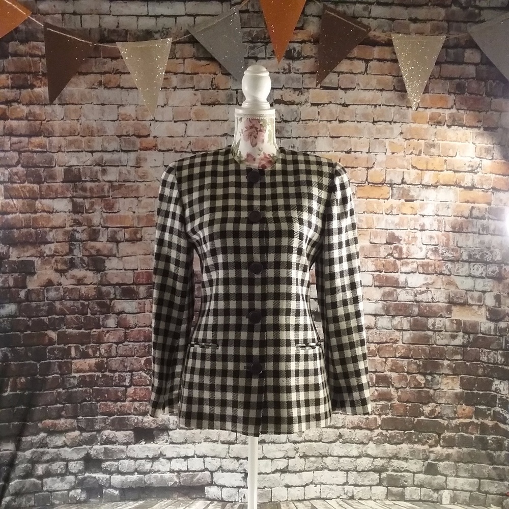 Vintage Buffalo Plaid Coat