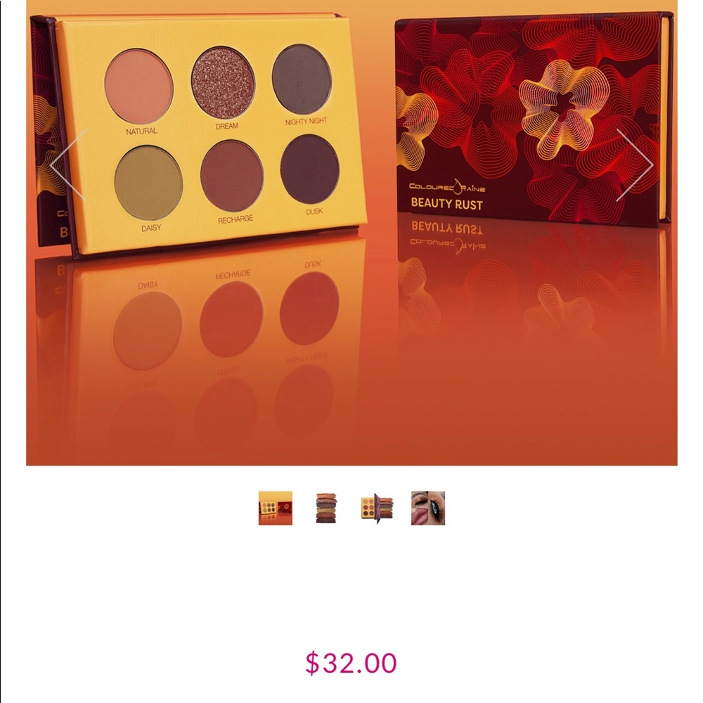 New Coloured Raine palette Beauty Rust