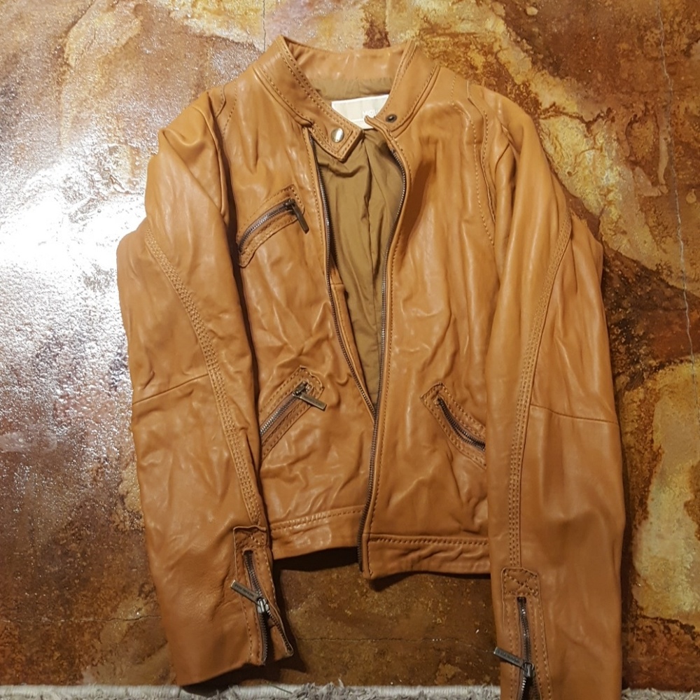Leather jacket