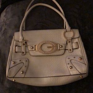 White guess purse