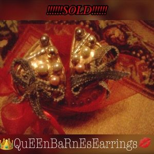 Handmade Earrings by me 👑QuEEn BaRnEs💋!!!SOLD!!!