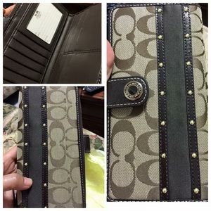 Authentic coach wallet
