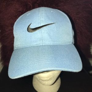 vintage blue nike hat