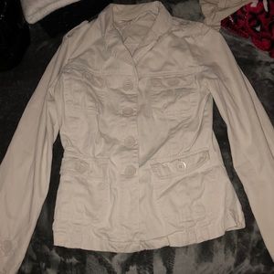 Tan light pea coat