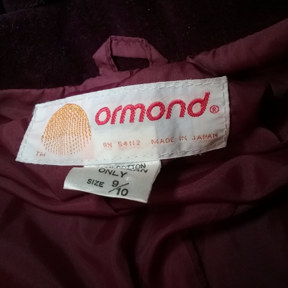 Vintage 80's Burgundy Velvet Blazer - Picture 8 of 8