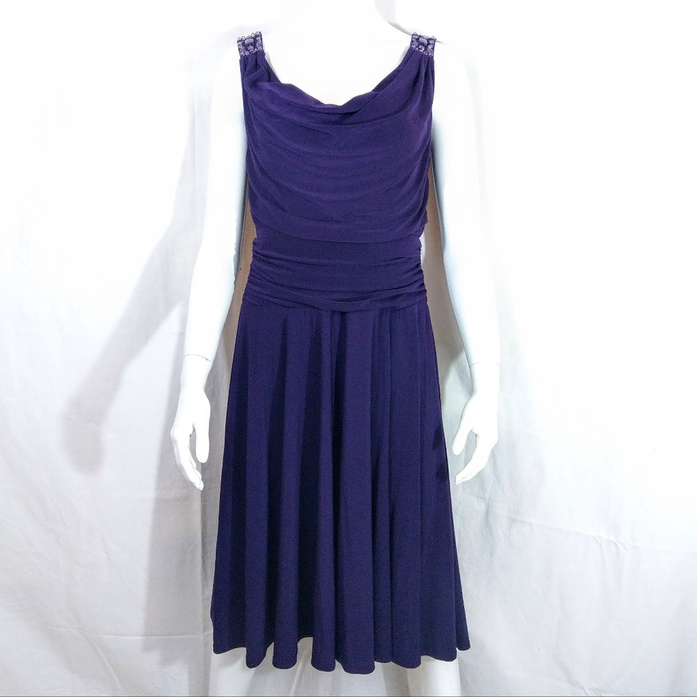 Jessica Howard Bejeweled Embellished Evening Dress