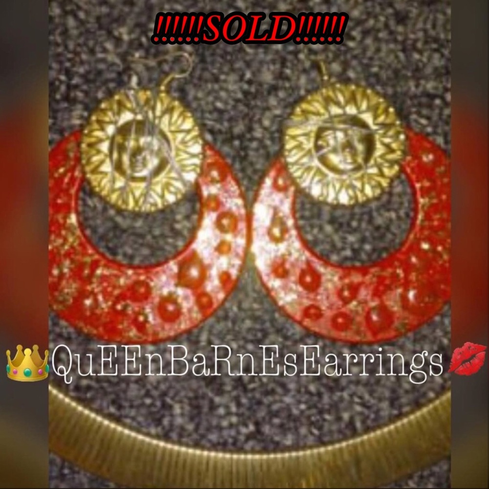 Handmade Earrings by me 👑 QuEEnBaRnEs💋!!!SOLD!!!