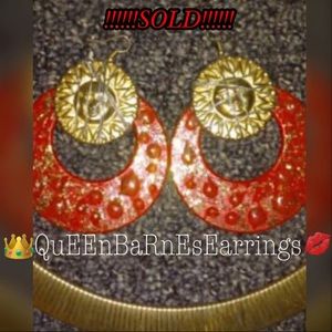 Handmade Earrings by me 👑 QuEEnBaRnEs💋!!!SOLD!!!