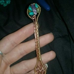 Wire wrapped bookmark