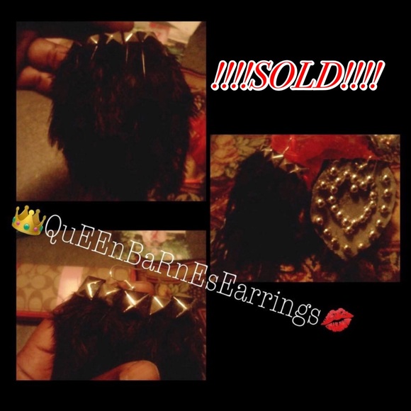 Handmade Earrings by me 👑 QuEEnBaRnEs💋!!SOLD!! - Picture 1 of 1