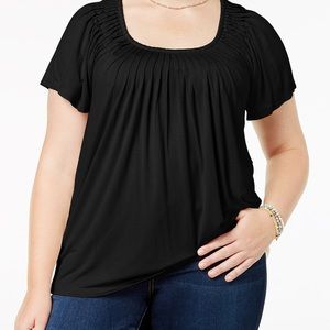 Style & Co pleated top