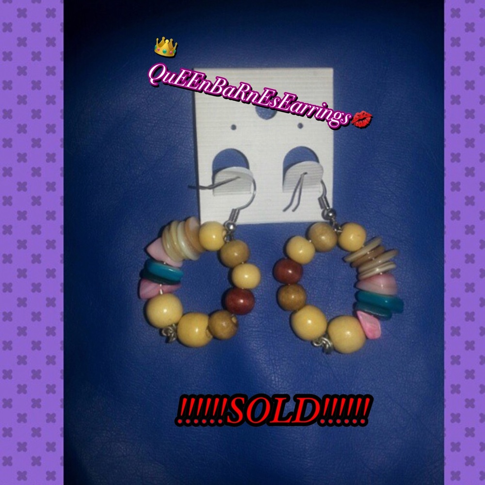 Handmade Earrings by me 👑QuEEnBaRnEs💋!!!SOLD!!!