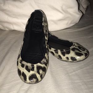 Tory Burch Leopard Print Flats