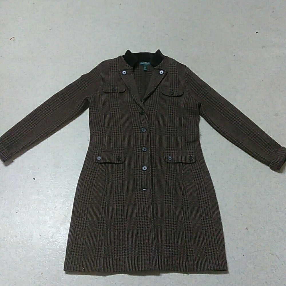 Ralph Lauren long to the knee sweater jacket