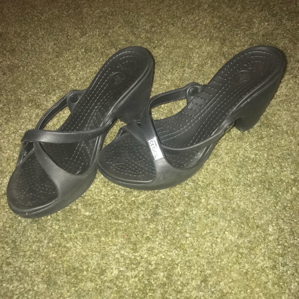 Croc heels