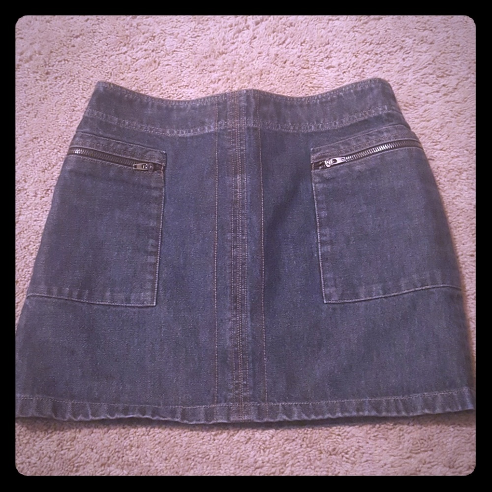 Kenneth cole jean skirt