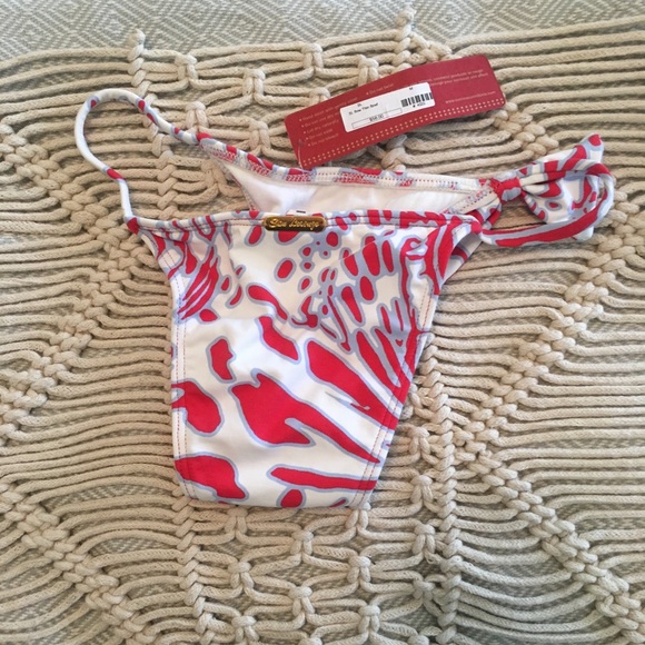 NWT San Lorenzo bikini bottoms with bow - Picture 7 of 8