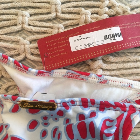 NWT San Lorenzo bikini bottoms with bow - Picture 8 of 8
