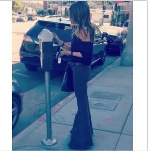 FREE PEOPLE washed style bell bottom jeans